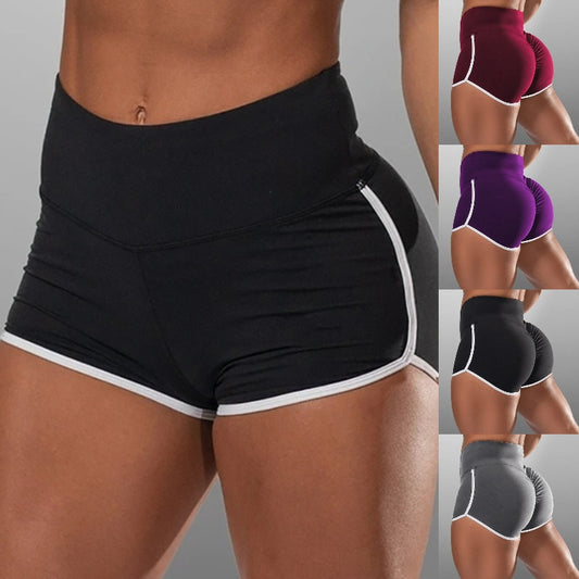 Women’s High Waist Elasticated Spandex Fitness Shorts