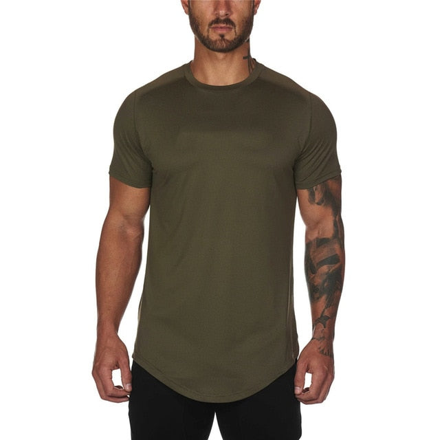 Men’s Compression Slim Fit Gym Shirt