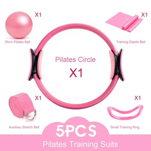 5PCS Yoga Pilates Circle Exercise Equipment – 6 Star Fitness