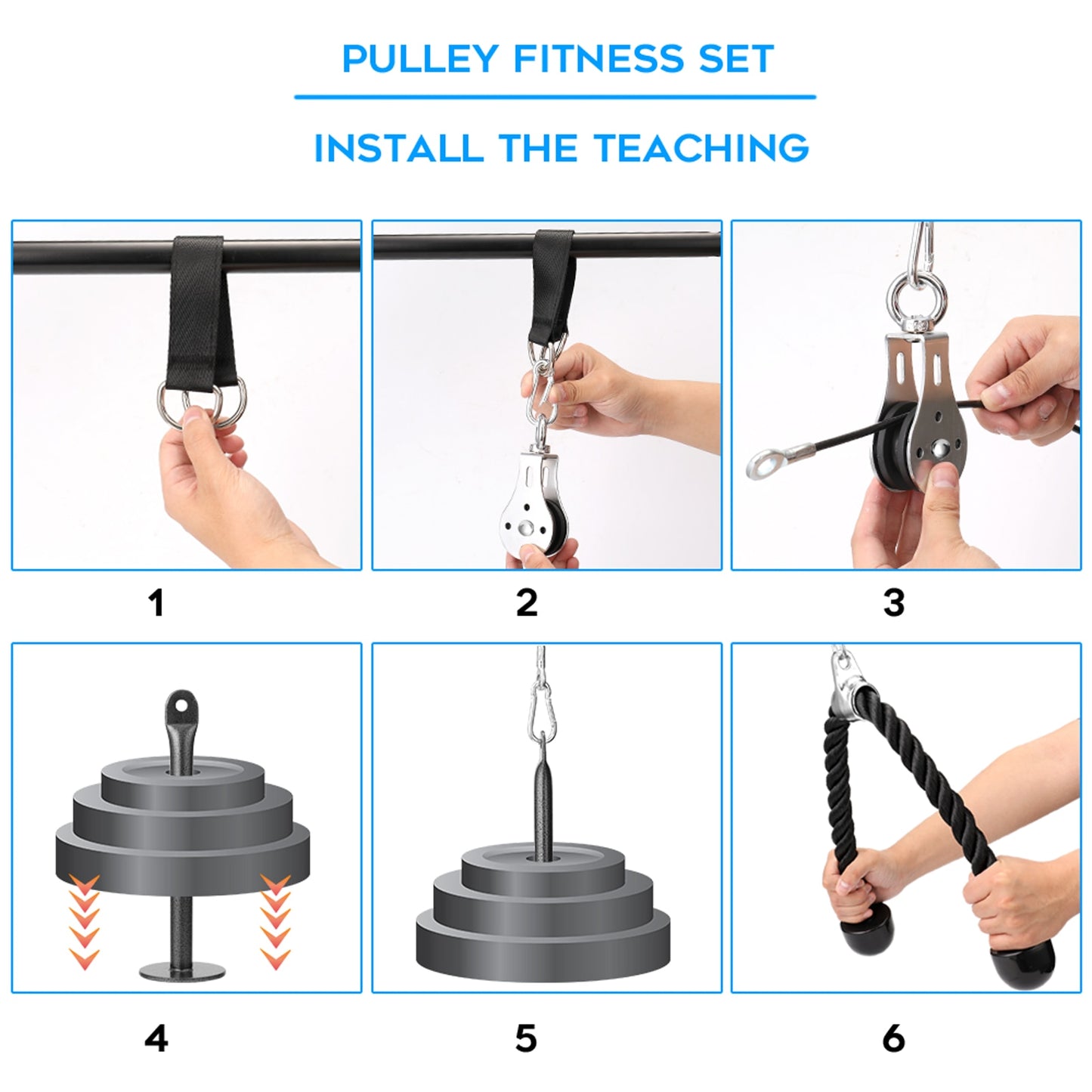 DIY Pulley Cable Machine Attachment System